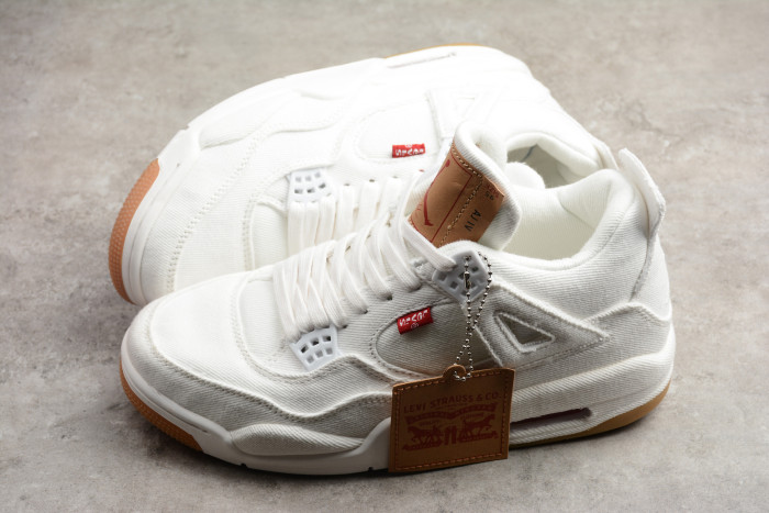 Levi's x Air Jordan 4 “White” AO2571-100