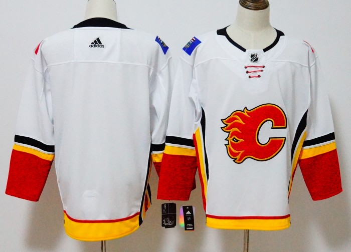 Calgary Flames Breakaway Home Jersey White 20/21 No Number