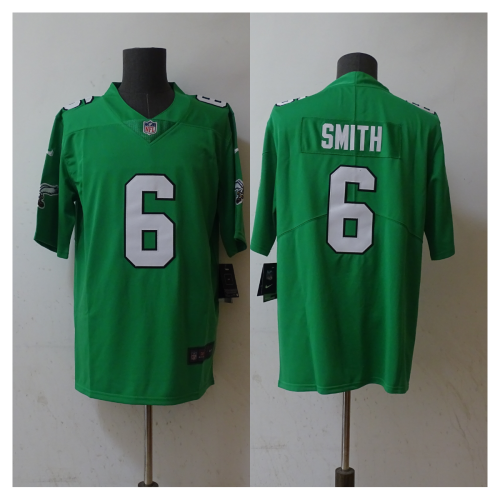 Philadelphia Eagles Retro Edition Grass Green 2023 NO.6 SMITH