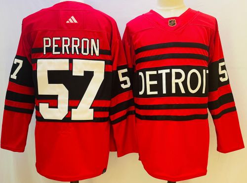 Detroit Red Wings Reverse Retro Replica Jersey Red NO.57 PERRON