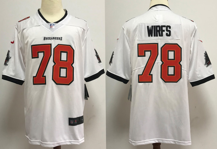 Tampa Bay Buccaneers Alternate Game Jersey White NO.78 WIRFS