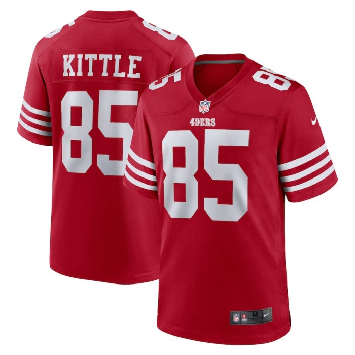San Francisco 49ers Jersey Limited Editio Red NO.85 KITTLE
