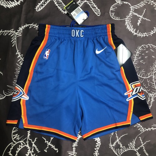 Oklahoma City Thunder   Basketball  Shorts Blue 2024