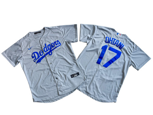Los Angeles Dodgers Jersey Grey Fan Version NO.17 OHTANI