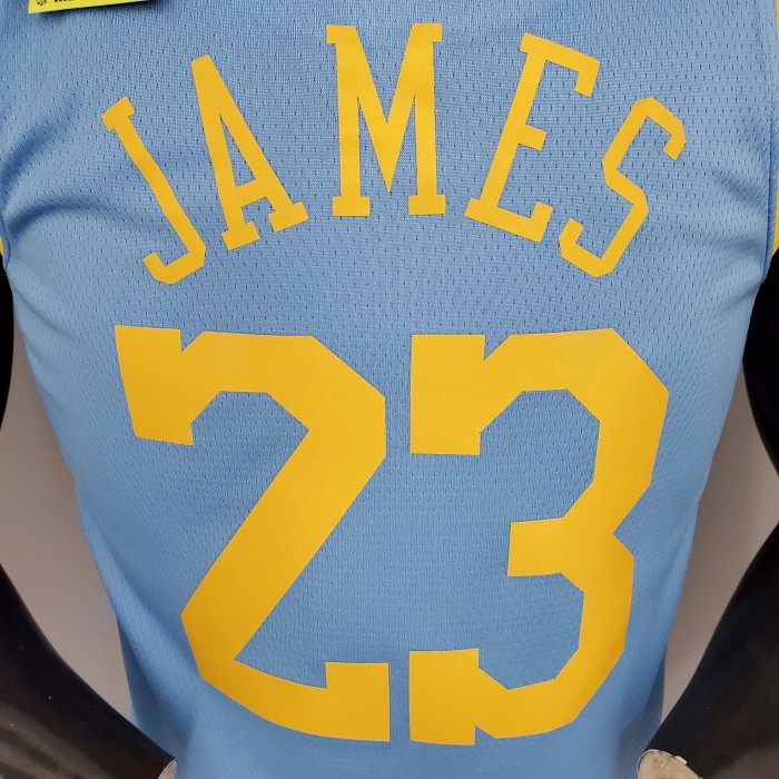 LeBron James Los Angeles Lakers Minneapolis Edition 2020/21 Swingman Jersey Blue