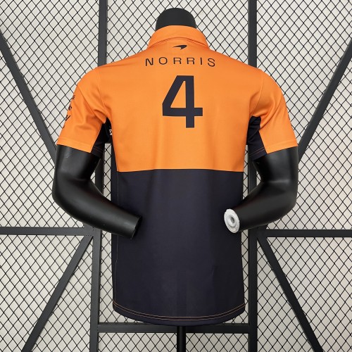 McLaren Polo Shirt Orange NO.4 NORRIS