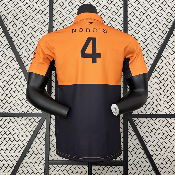 McLaren Polo Shirt Orange NO.4 NORRIS
