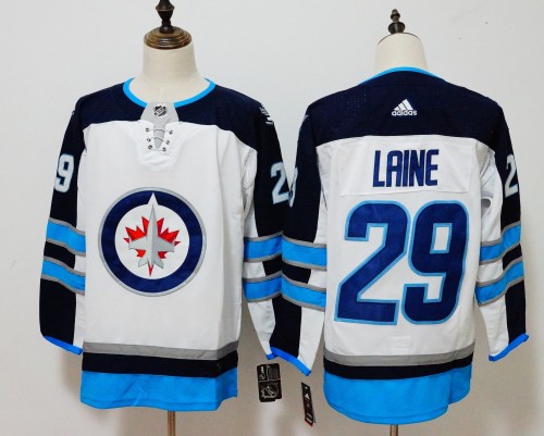 Winnipeg Jets Home Jersey White NO.29 LAINE