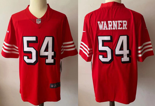 San Francisco 49ers Jersey Limited Editio Red Retro NO.54 WARNER
