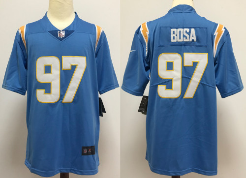 Los Angeles Chargers Alternate Jersey Light Blue NO.97 BOSA