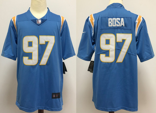Los Angeles Chargers Alternate Jersey Light Blue NO.97 BOSA