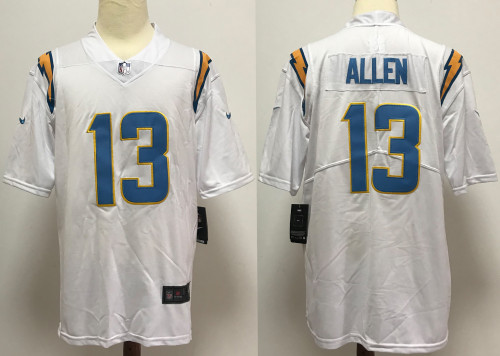 Los Angeles Chargers Alternate Jersey White NO.13 ALLEN
