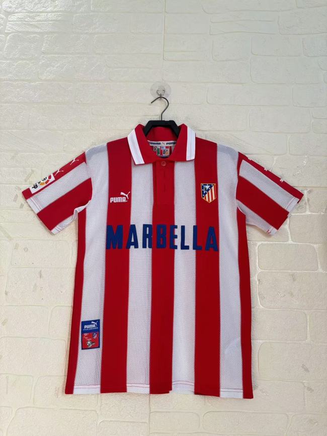 Atletico Madrid Home Retro Jersey 1997/98