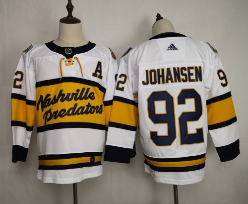 Nashville Predators 2022 NHL Stadium Series White NO.92 JOHANSEN