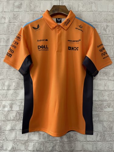 McLaren Polo Shirt Orange NO Number