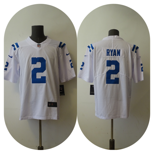 Indianapolis Colts Alternate Jersey White NO.2 RYAN