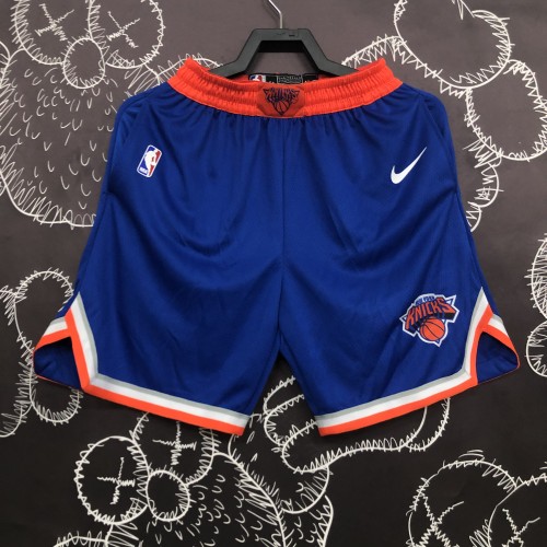New York Knicks Game-Used Blue Shorts  18/19 Season
