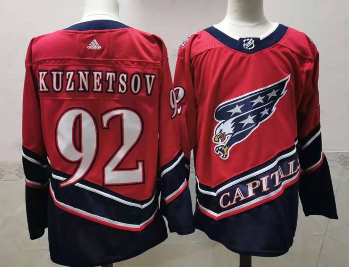 Washington Capitals 50th Anniversary Jersey Red NO.92 KUZNETSOV
