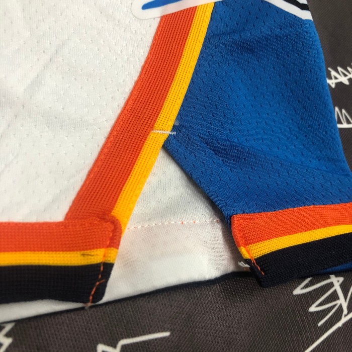 Oklahoma City Thunder   Basketball  Shorts  White  2024
