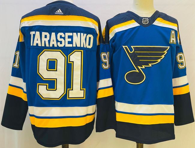 St. Louis Blues Home Breakaway Player Jersey Blue NO.91 TARASENKO