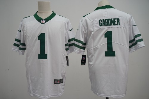 New York Jets Jersey White 2024 NO.1 GARDNER