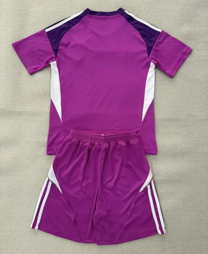 Leeds United Purple Goalkeeper Kids Suit 25/26