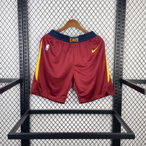Cleveland Cavaliers Basketball Shorts  red 19-20