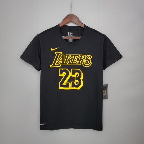 LeBron James Los Angeles Lakers Casual T-shirt Black