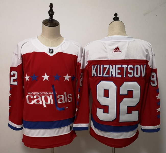 Washington Capitals Alternate Jersey Red NO.92 KUZNETSOV
