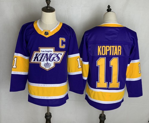 Los Angeles Kings Player Jersey Purple 1992/93 NO.11 KOPITAR
