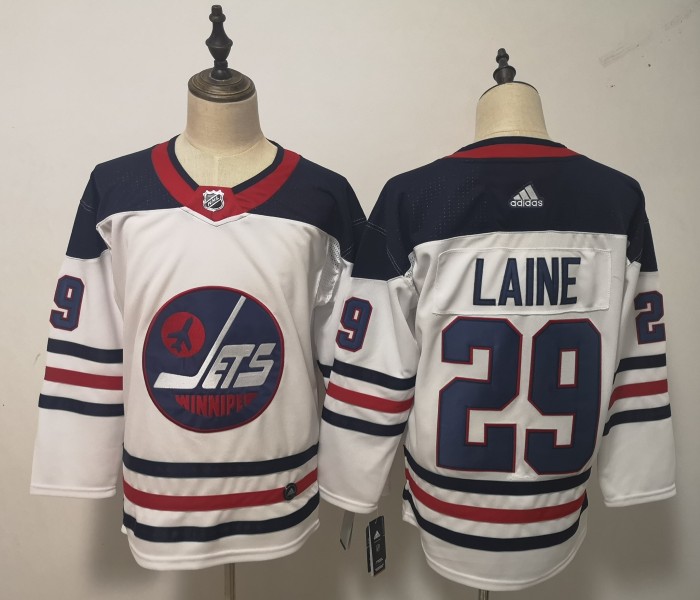 Winnipeg Jets Alternate Jersey White 21/22 NO.29 LAINE