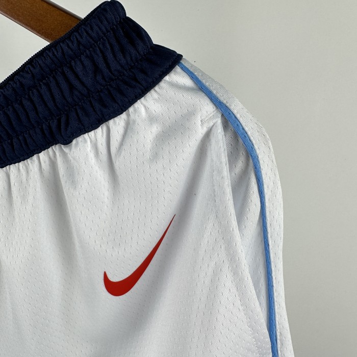 Los Angeles Clippers Team Basketball Shorts White 2025