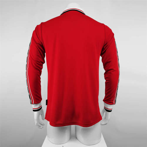Manchester United Home Long Sleeve Retro Jersey 98/99