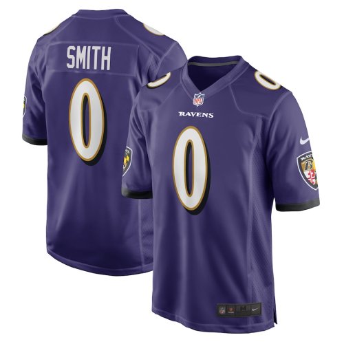 Baltimore Ravens Jersey Purple NO.0 SMITH