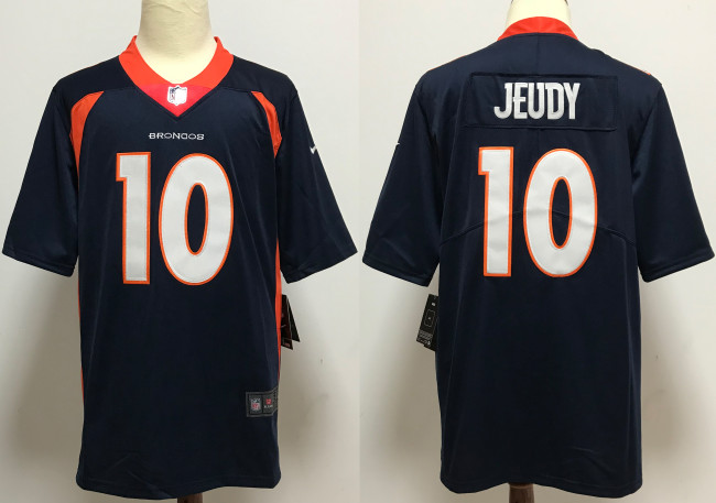 Denver Broncos Jersey Black 2024 NO.10 JEUDY