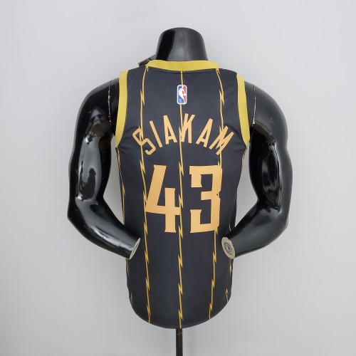 Pascal Siakam Toronto Raptors 2022 City Edition Swingman Jersey Black Gold