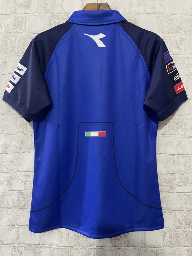 Ducati Quarter-Zip Polo Special Edition Blue NO Number