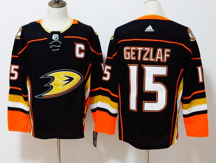 Anaheim Ducks  Home Player Jersey Black NO.15 GETZLAF
