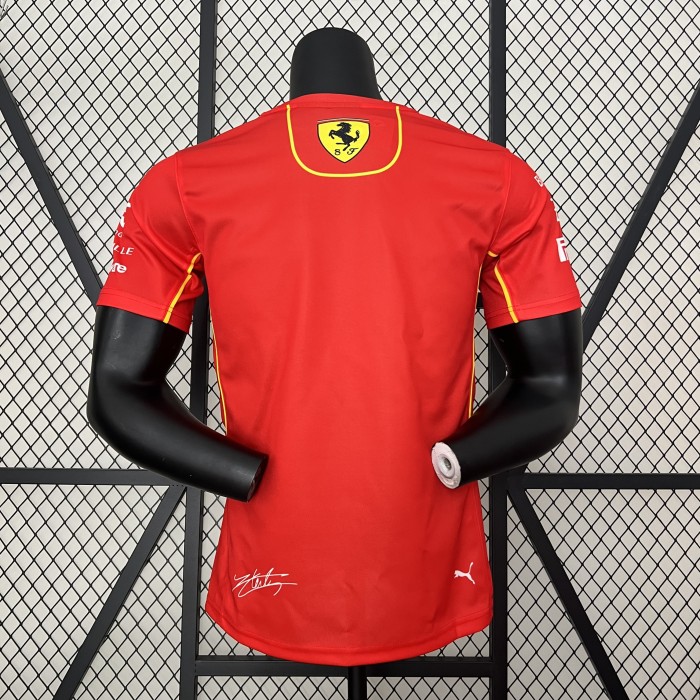 2024 Ferrari Racing T-Shirt Red NO.16
