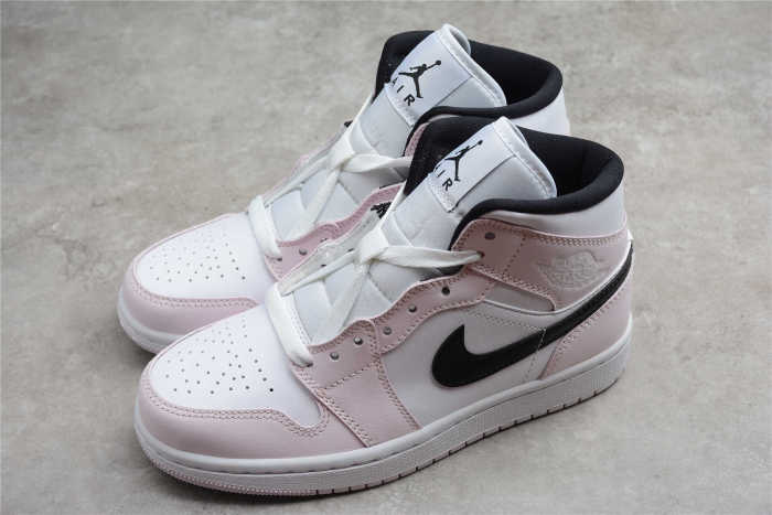 Air Jordan 1 Mid Barely Rose White Pink Mid BQ6472-500