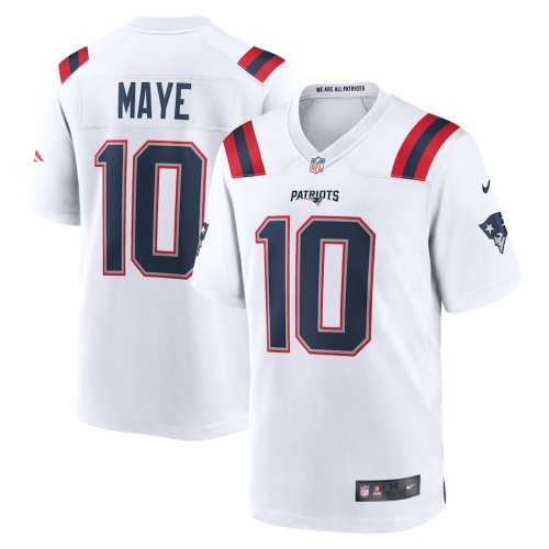 England Patriots Jersey White NO.10 MAYE