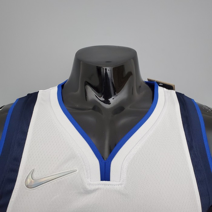 Luka Doncic Dallas Mavericks 75th Anniversary Swingman Jersey White