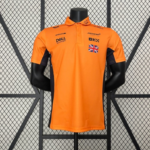 McLaren Polo Shirt Orange NO.4 NORRIS