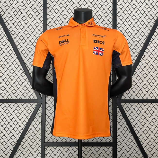 McLaren Polo Shirt Orange NO.4 NORRIS
