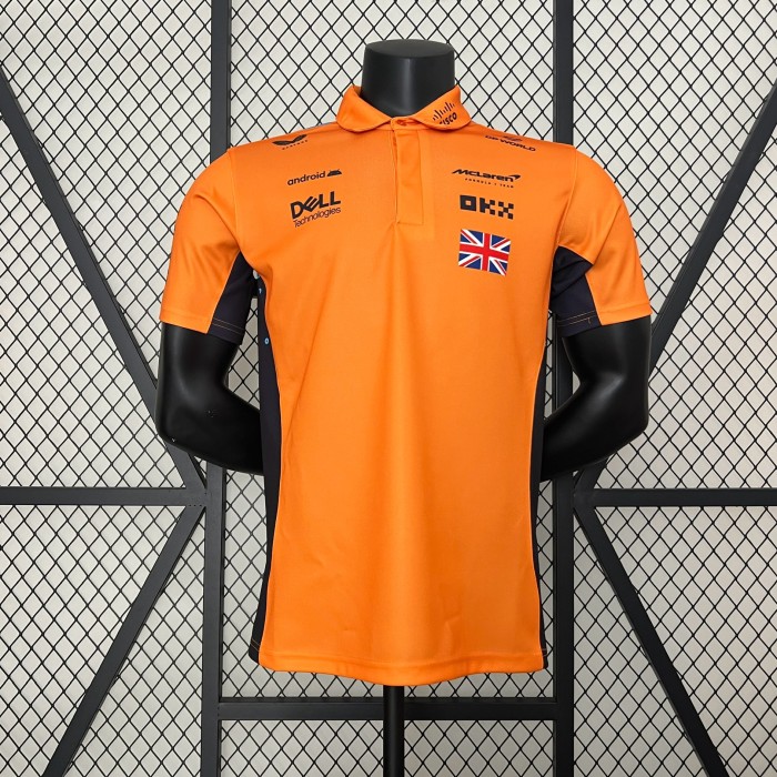 McLaren Polo Shirt Orange NO.4 NORRIS