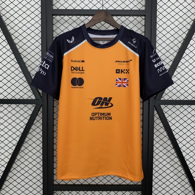 2025 McLaren T-Shirt Orange NO.4 NORRIS