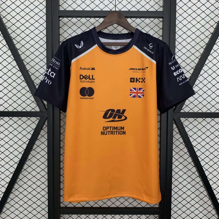 2025 McLaren T-Shirt Orange NO.4 NORRIS
