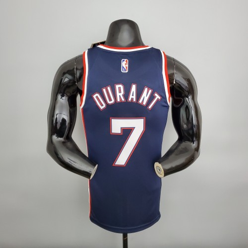 Kevin Durant Brooklyn Nets 2022 75th Anniversary Swingman Jersey Royal Blue
