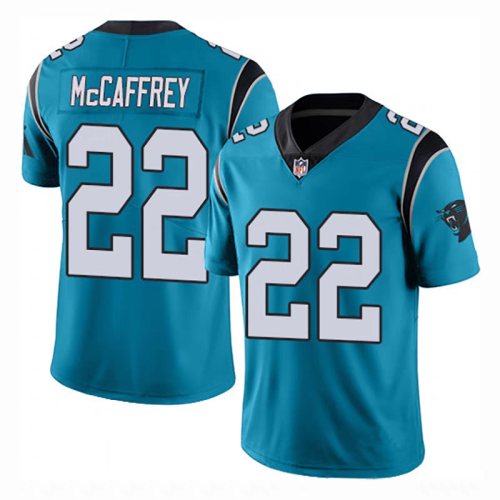 Carolina Panthers Jersey Blue NO.22 McCAFFREY