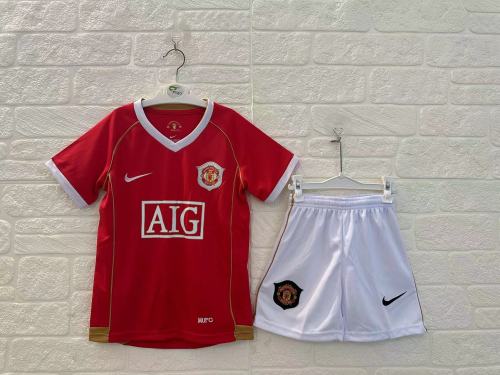 Manchester United Home Retro Kids Suit 2006/07